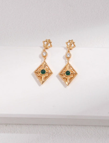 Luxury Palace Style Dangle Earrings