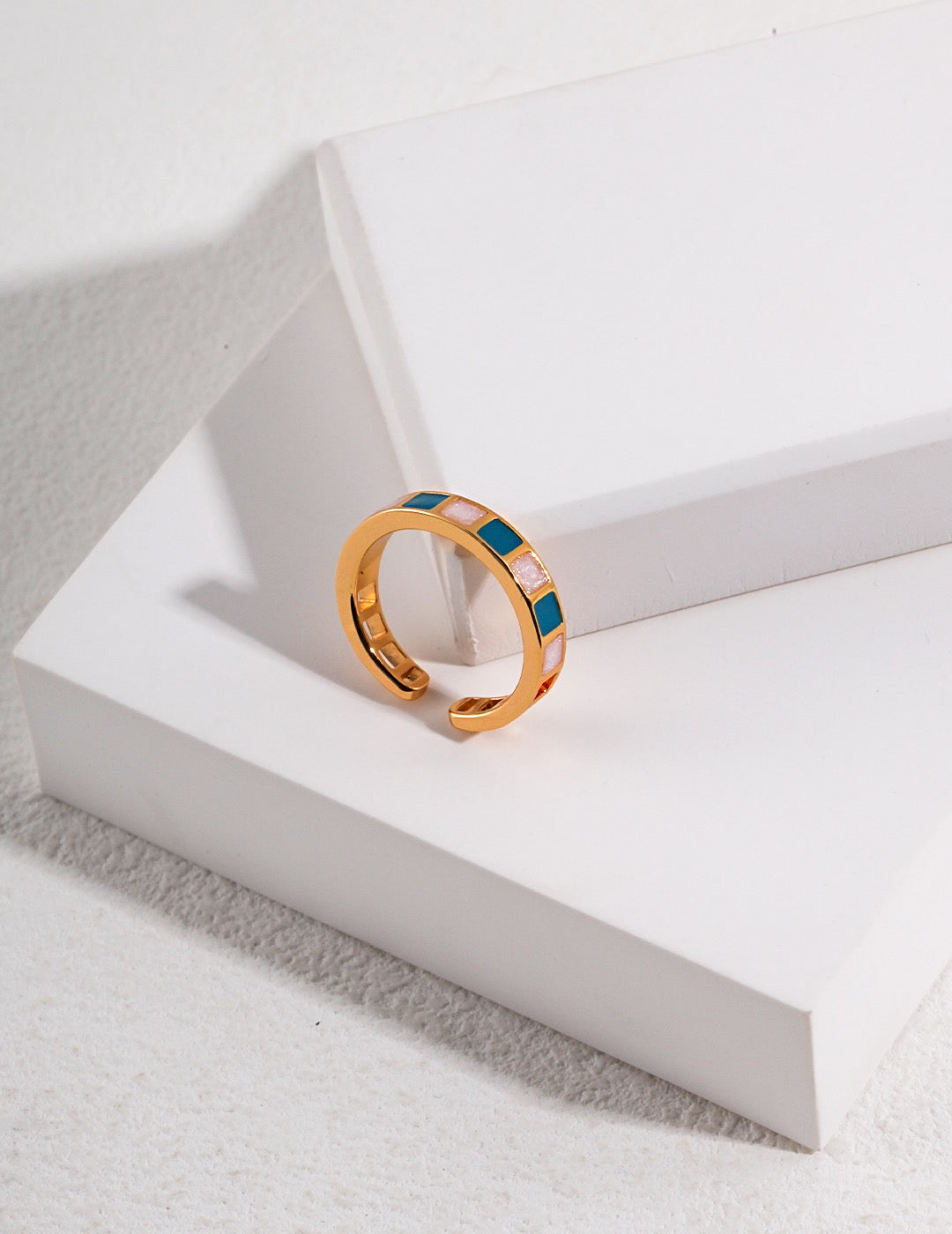 Drip Glaze Gold Ring