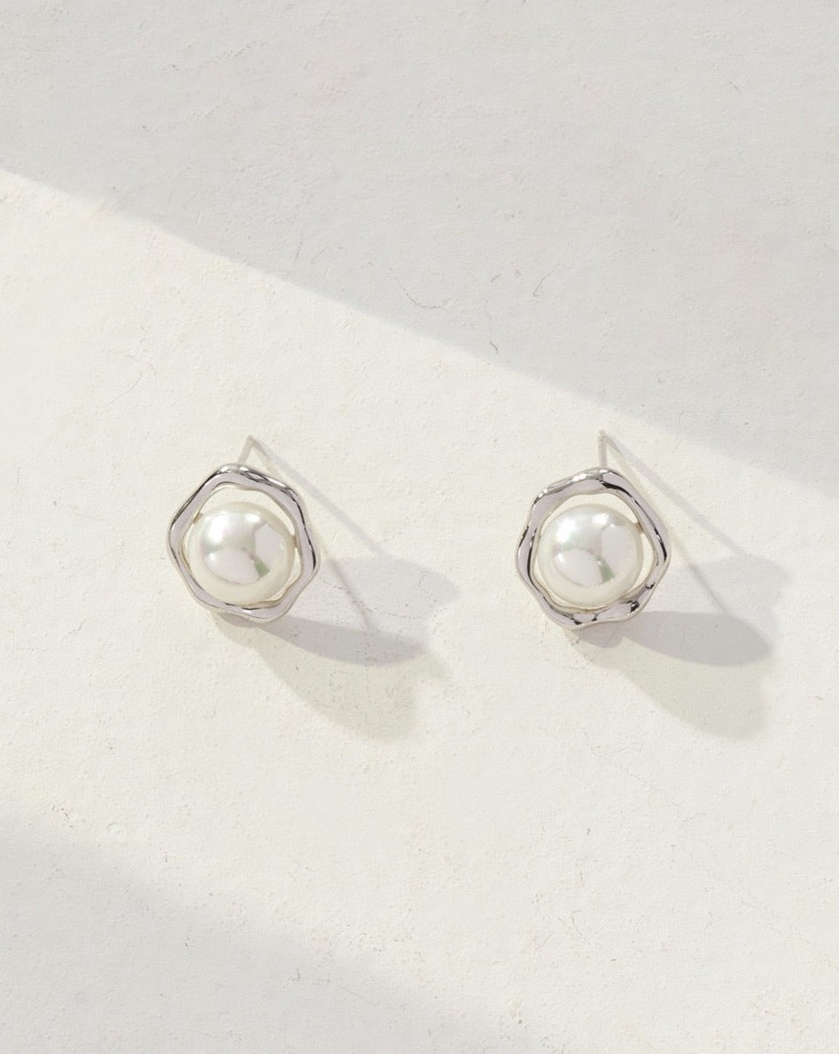 Pearl Stud Earrings